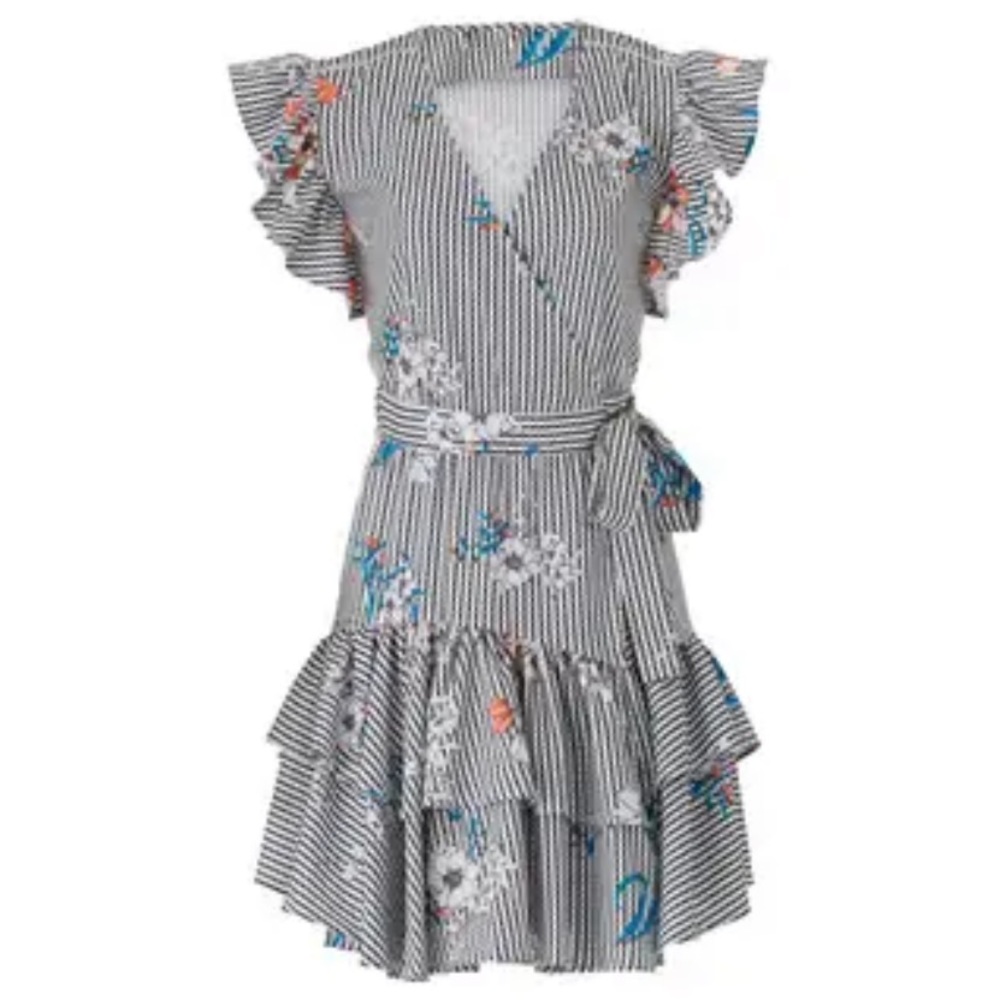 Slate & Willow, Flutter Floral Wrap Dress.